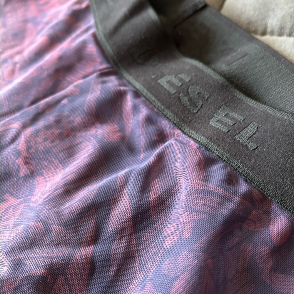 Diesel Black and Pink Patterned Leggings